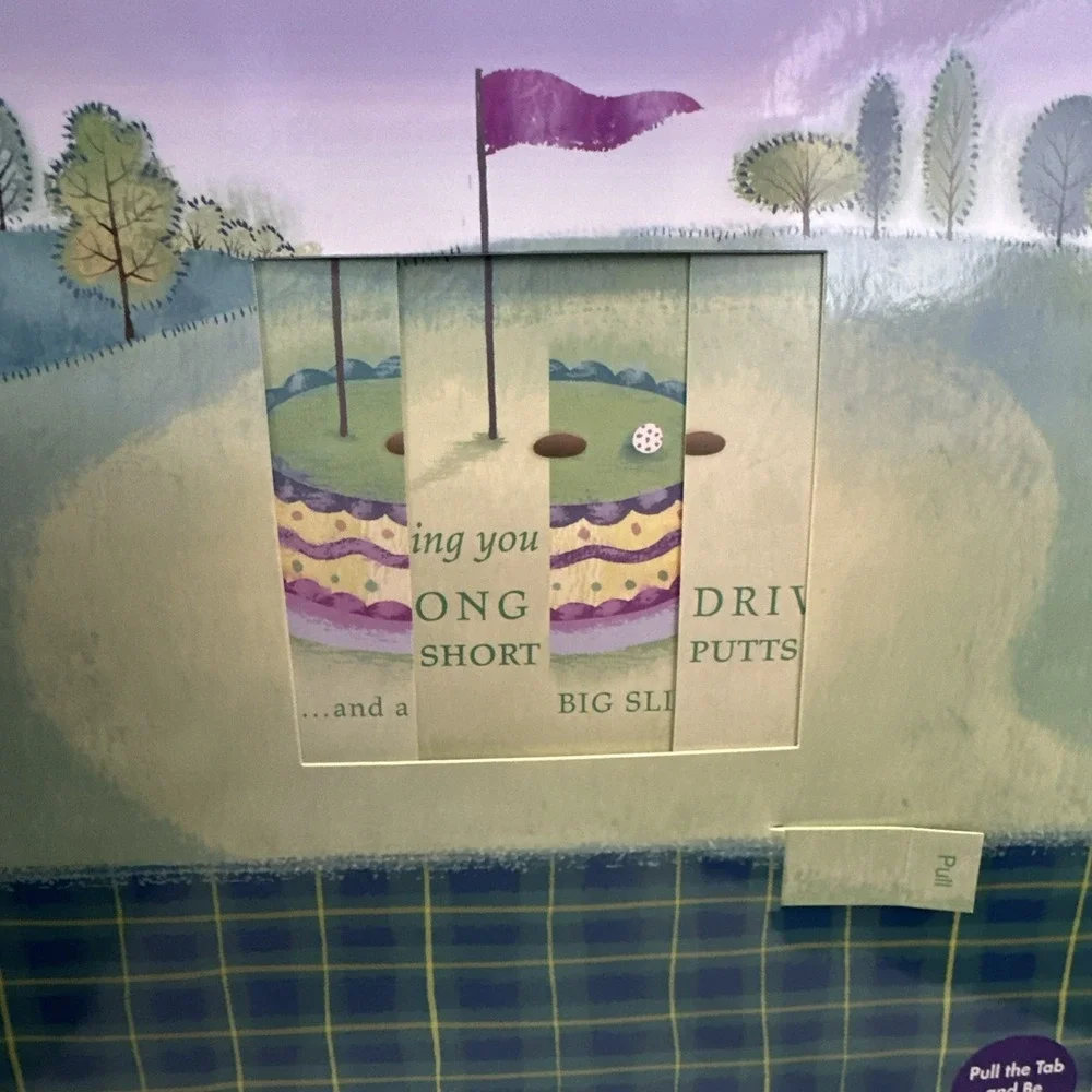 Golf gift bag interactive. Hallmark. 13